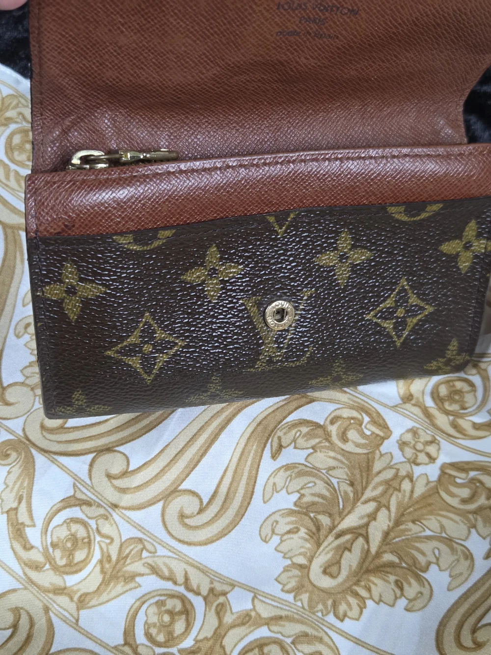 Louis Vuitton Monogram Trésor Bifold Wallet Vintage Made in Spain